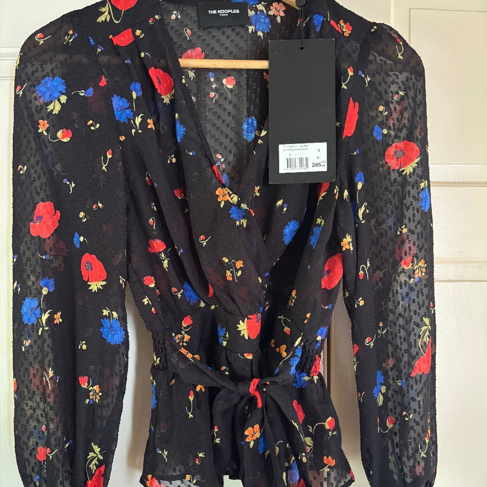 The Kooples silk blouse NWT